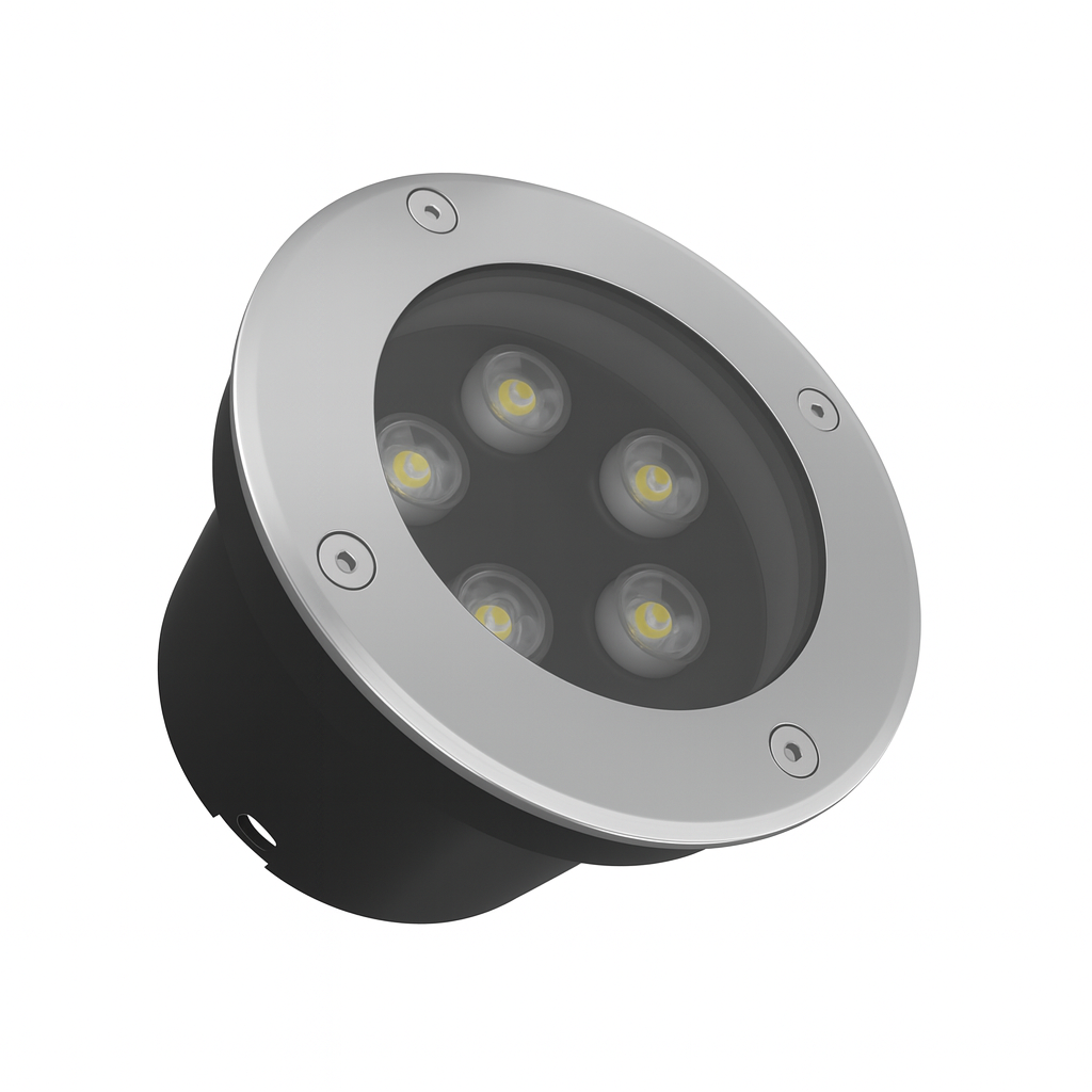 SPOT EMPOTRADO DE PISO BLANCO CÁLIDO 5W 110-265V 30K