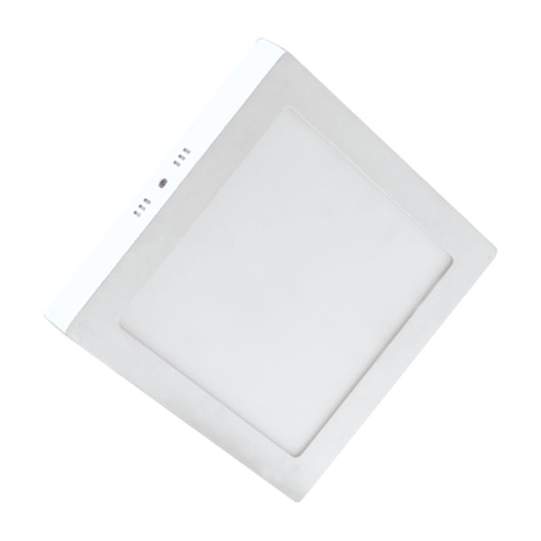 PANEL LED FAT SOBREPONER CUADRADO 12W 85-265V LUZ CÁLIDA