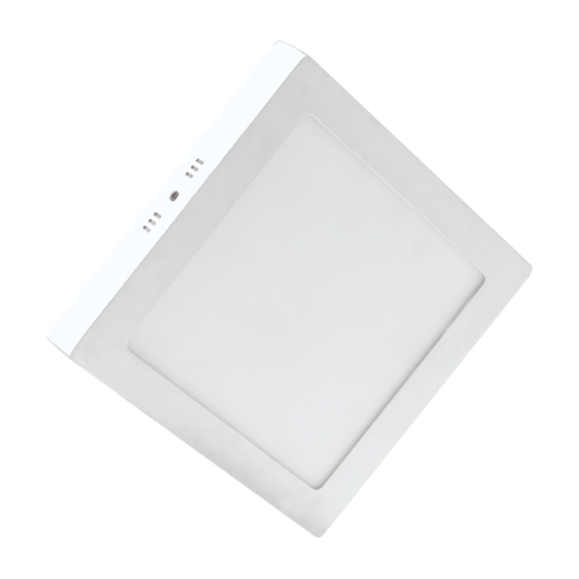 PANEL LED FAT SOBREPONER CUADRADO 18W 85-240V LUZ CÁLIDA