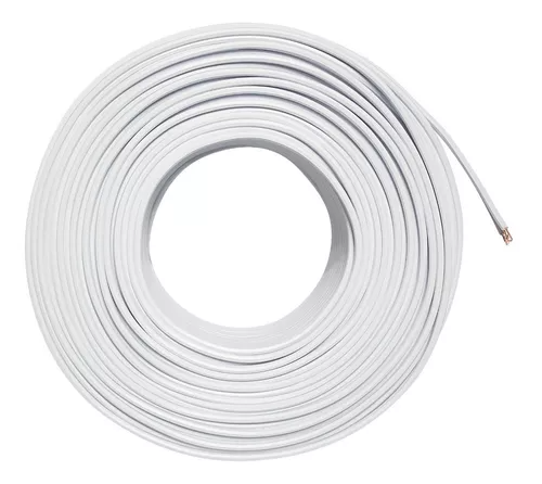 CABLE POT CAL 14 BLANCO CAJA COMPLETA CPOT14 ROLLO DE 100MTS