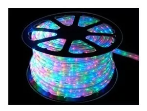 Manguera LED 2835 Multicolor 50mts Exterior 127V No Rgb