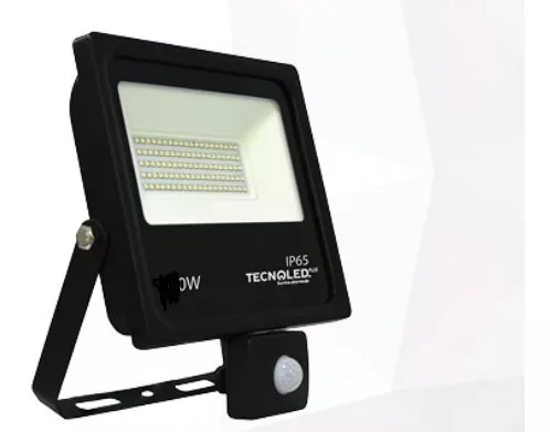 Reflector LED Con Sensor Movimiento Y Fotocelda 10W 85-245V 900LM 65K