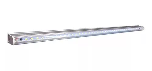 REGLETA DE ALUMINIO LED T/8 TRANSPARENTE 18W 120CM ACRILICO