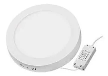 PANEL LED FAT SOBREPONER REDONDO BLANCO CÁLIDO 6W 85-265V 420LM 35K