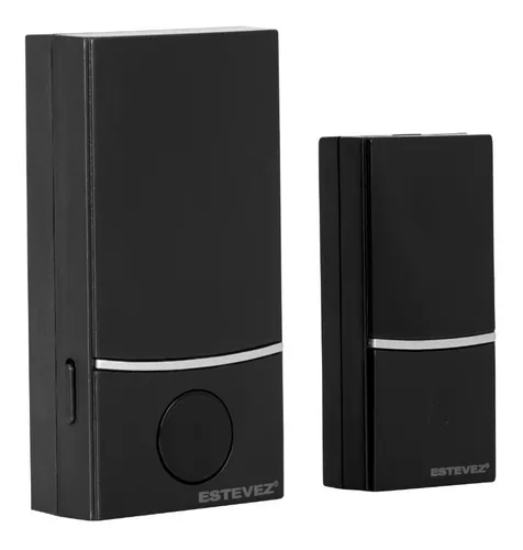 Timbre Inalámbrico Minimal Campana Ding-dong D885W-NG