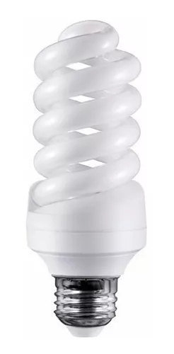 FOCO FLUORESCENTE AHORRADOR ESPIRAL NO LED T4 20W 127V 1200LM 65K E26 50258