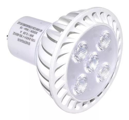 Foco LED MR16 Spot Atenuable Luz De Día 6W 100-240V 540LM 60K GU5.3 EG-S6W-DIM FRIO