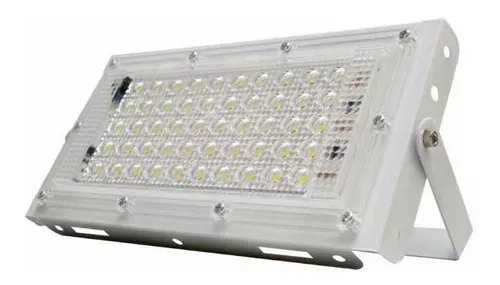 Reflector LED Smd Carcaza Blanca Luz Fría AL-T-30W 30W 110-140V 90lm 65K