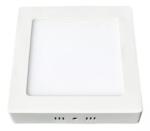 Panel LED Fat Sobreponer En Techo Luz Neutra 12W 85-277V 40K Pfs12wnw