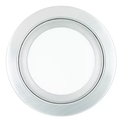 Lámpara Techo Plafón LED Redondo Satín Luz Fría 12W 100-240V 1050LM 65K  Lr-leds/12