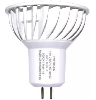 Foco LED MR16 Spot Atenuable Blanco Cálido 6W 100-240V 540LM 30K GU5.3 EG-S6W-DIM CALIDO