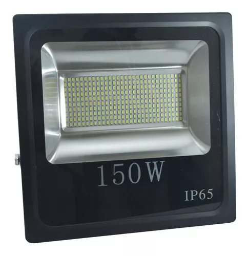 Reflector Led Slim Smd Negro Ip66 Luz Fría 150W 100-240V 65K