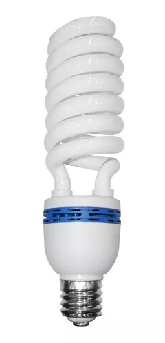 FOCO AHORRADOR ESPIRAL FLUORESCENTE BLANCO FRIO 105W 220V 7350LM 65K E40 51445