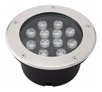 Spot Empotrable Para Piso Exterior LED Blanco FRIO 12W  85-265V 840LM 64K EMPOTRADO PISO