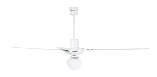 Ventilador de techo Masterfan Prometheus con luz blanco con 3 aspas de metal, 56" de diámetro 127 V