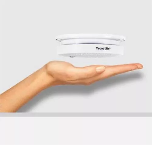 DETECTOR DE HUMO TECNOLITE PARA TECHO O PARED PARA USARSE CON BATERÍA