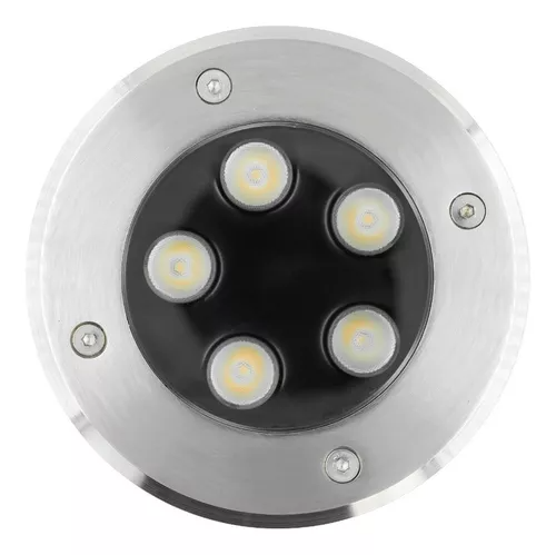 SPOT EMPOTRADO DE PISO LUZ FRÍA 5W 110-277V 64K