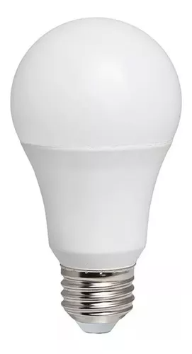 PAQUETE CON 4 FOCOS LED BULBO 10W E26 100-240V LUZ FRIA 65K