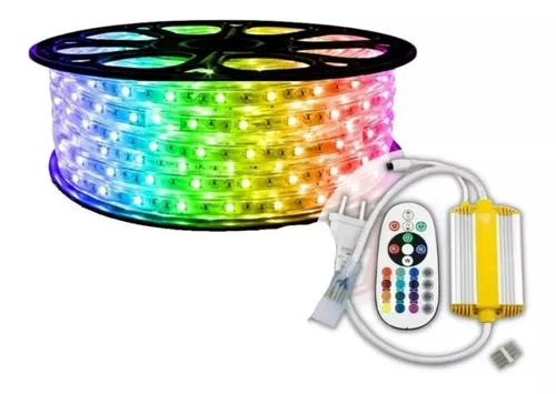 MANGUERA LED 5050RGB 25MTS IP65 EXTERIOR LUMICRAFT 5050RGB127V-25MTS