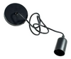 SOCKET COLGANTE DE 1 M ( NEGRO PLASTICO) MAX 100W