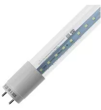 TUBO T8 LED TRANSPARENTE 1.20MTS 18W 1800 LM CONEX 2 LADOS