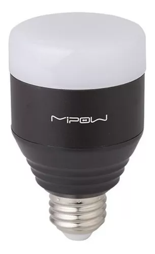 FOCO LED RGB DIMEABLE MIPOW INTELIGENTE CONTROL CON MóVIL COLOR NEGRO 5W 100-240V 280LM E26/E27