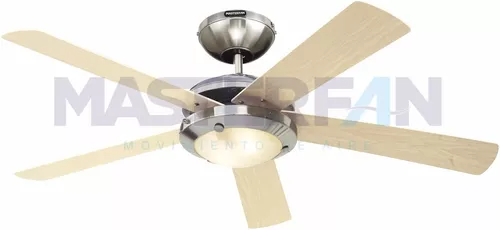 Abanico De Techo Ventilador Modelo Esparta 52" Satinado 100W 127V