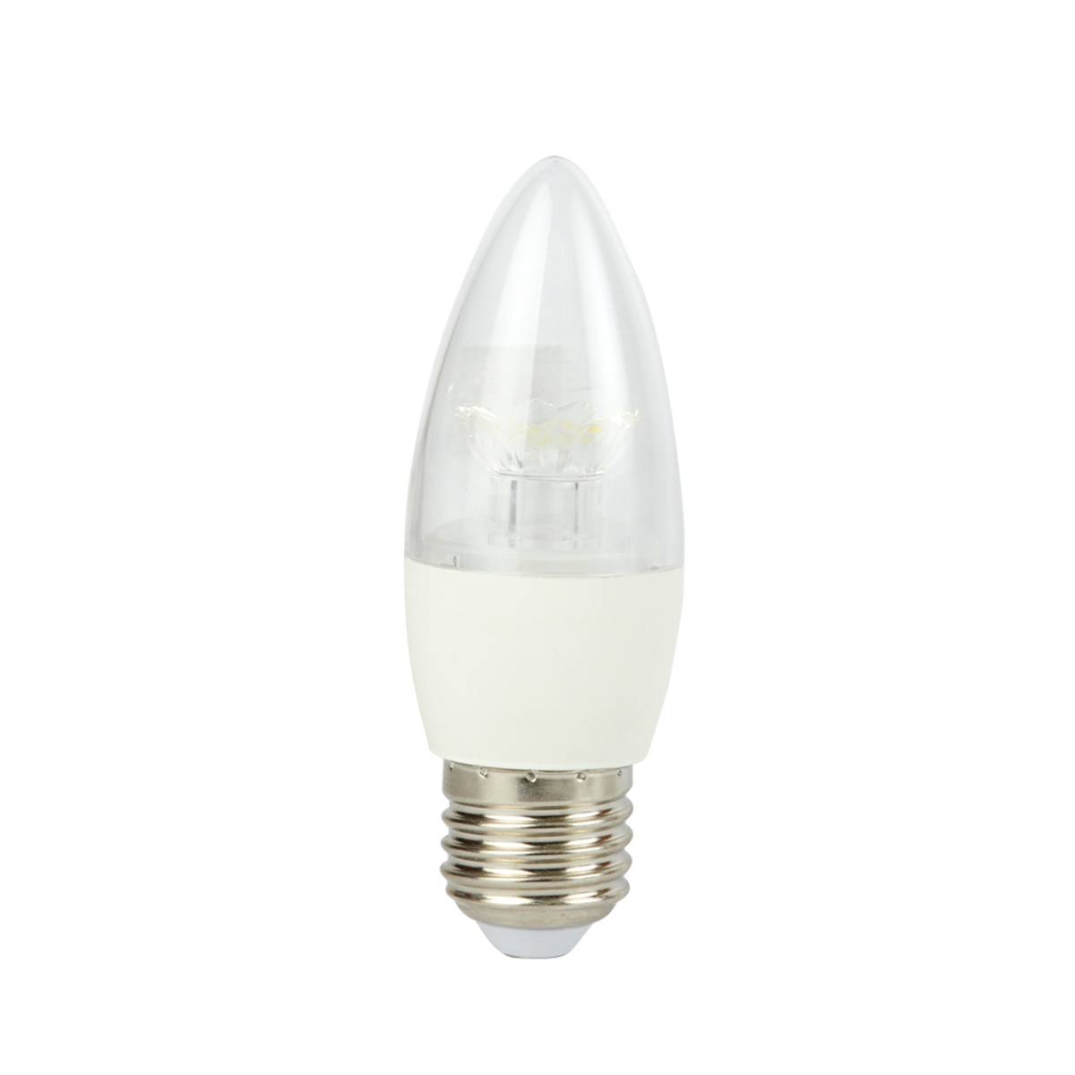 FOCO LED TIPO VELA ATENUABLE  6W 100-127V 30K 470LM E27 EICD-LED/6W/30