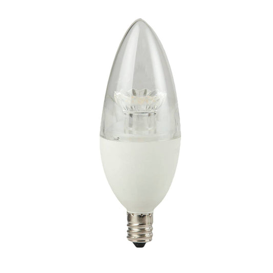 FOCO LED TIPO VELA ATENUABLE  6W 100-127V 470LM 30K E12  EICMD-LED/6W/30