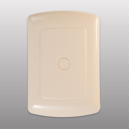 PLACA CIEGA BLANCA MARFIL