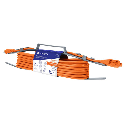 EXTENSIÓN ELÉCTRICA USO RUDO 15M 2X16 AWG VOLTECK 48048 ER-15X16