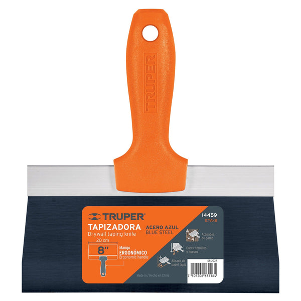 ESPÁTULA TAPIZADORA 8" ACERO AL MEDIO CARBONO TRUPER 14459 ETA-8