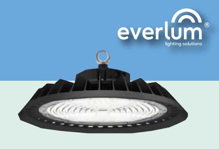 HIGH BAY LIGHT EROS 200W 5000K 100-277V 38000LM. EVERLUM EVE-EHBU-200W-50
