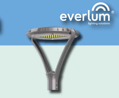 FAROL PARA  PUNTA DE POSTE DE LUZ LED GARDEN POST TOP 30W 5000K EVERLUM EVE-GDL-30W-50-G2