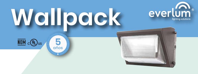 WALLPACK 100W 5000K EVERLUM EVE-WP-100W-50