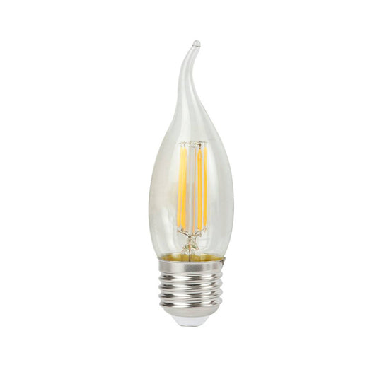 FOCO LED VELA CON FILAMENTO GALLIUM II TRANSPARENTE  4.5W 127V 420LM 27K E27 FFE27D-LEDF001/27F