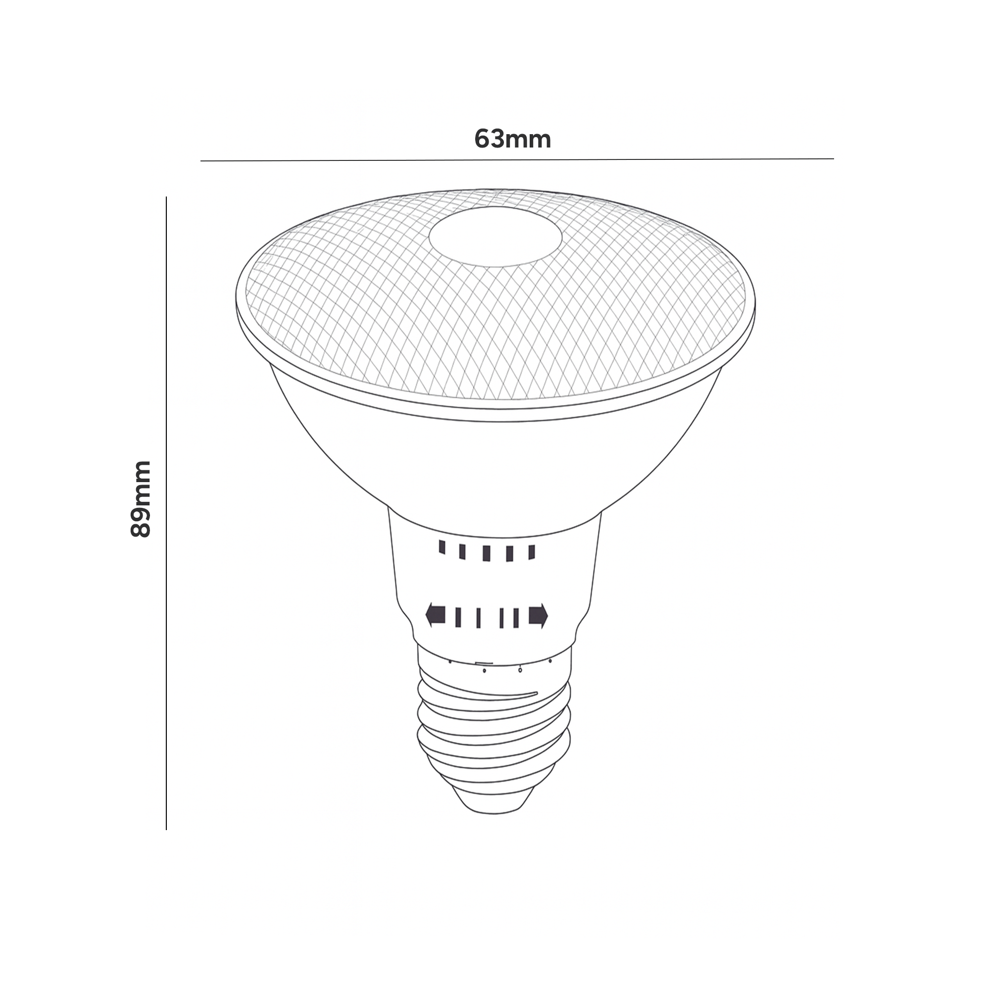FOCO LED PAR20 CCT LUMMI E26 6W 600LM MULTI TEMPERATURA 30K 40K 64K LUMMI PAR205CCT6