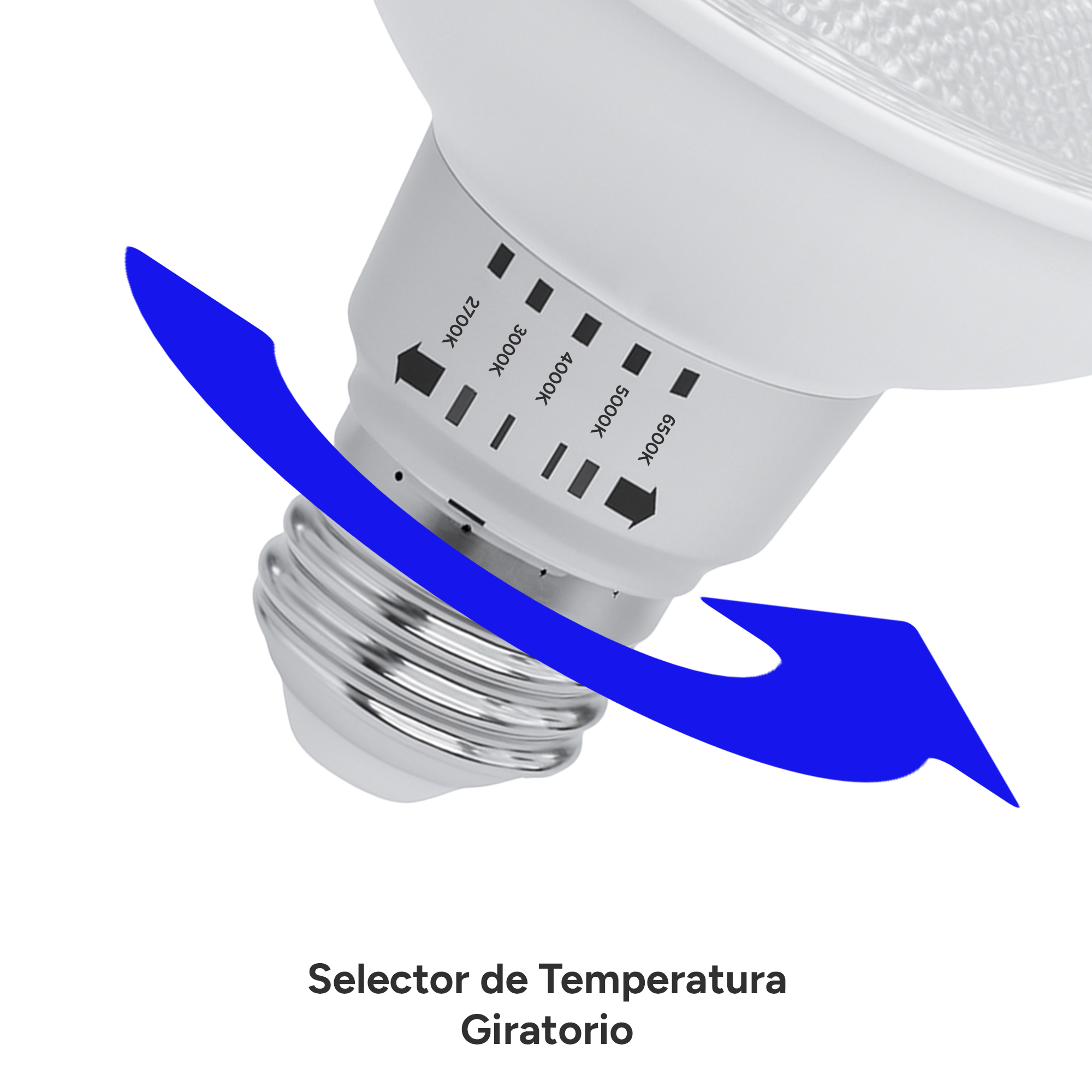 FOCO LED PAR30 E26 10W 1,000LM MULTI TEMPERATURA 30K 40K 64K LUMMI PAR305CCT10