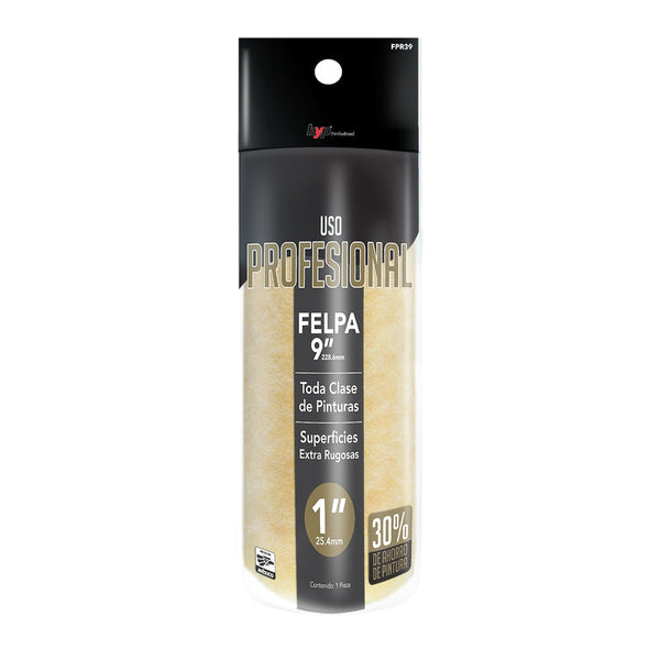 FELPA 9" ALTA DENSIDAD 1" BYP FPR39