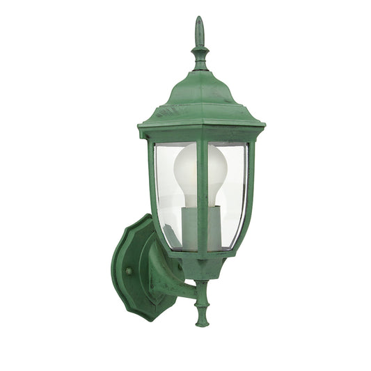 FAROL DE MURO PARA EXTERIOR DE SOBREPONER VERDE SALERMO 20W 100-240V E27 FTL-6002/V