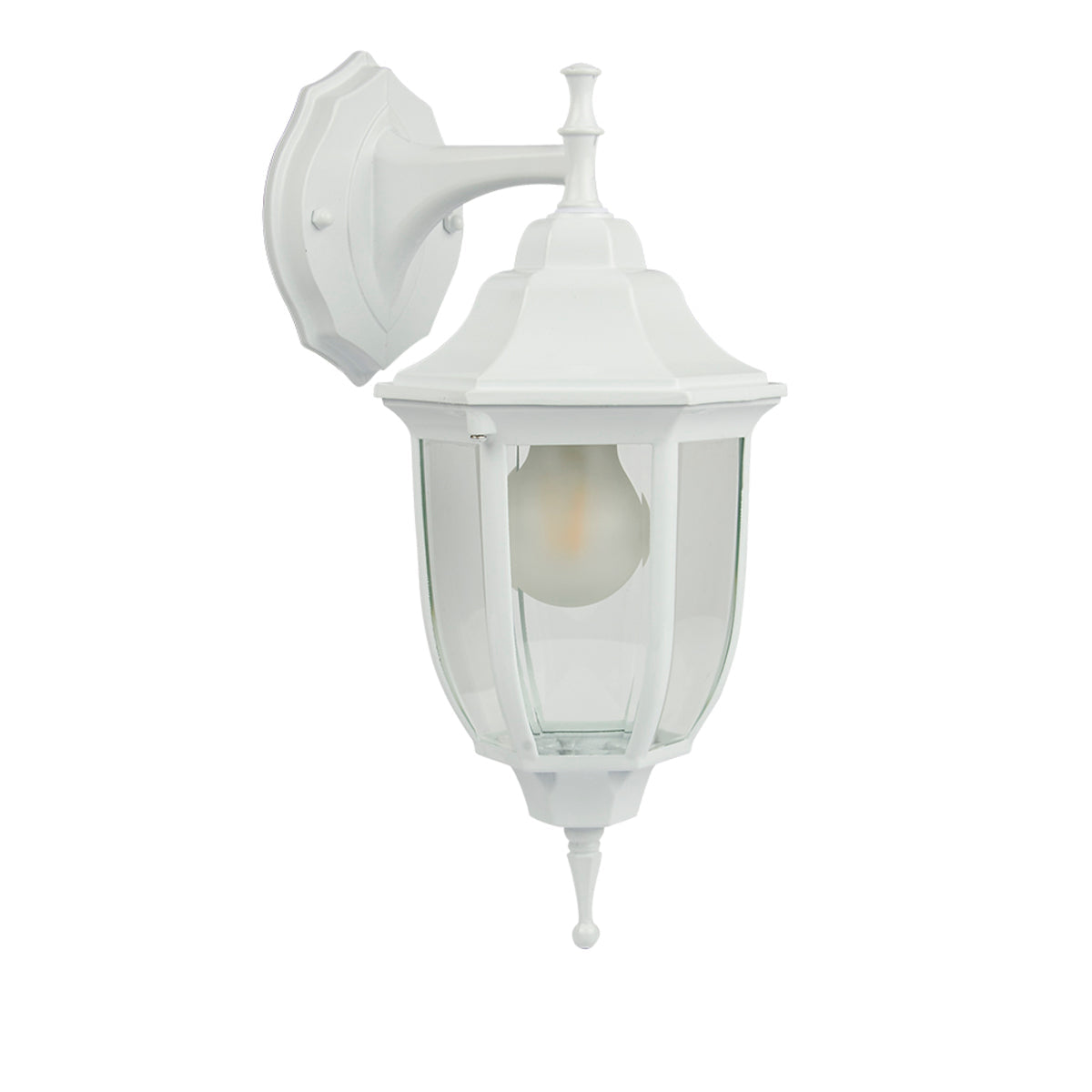 FAROL DE MURO PARA EXTERIOR DE SOBREPONER BLANCO SALERMO I 26W 100-240V E27 FTL-6002D/B