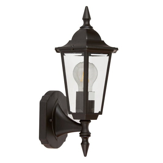 FAROL DE MURO PARA EXTERIOR DE SOBREPONER NEGRO SAN REMO 26W 100-240V E27 FTL-7055/N