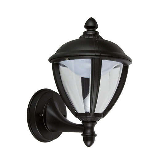 FAROL LED DE EXTERIOR PARA SOBREPONER DE MURO NEGRO RANGÚN 9W 100-240V 300LM 40K FTL-LED/003/N