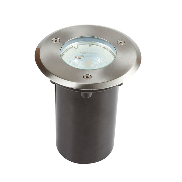 LÁMPARA LED PARA EXTERIORES EMPOTRABLE SATINADO COIMBRA 50W 100-240V GX5.3/GU10 H-600/S