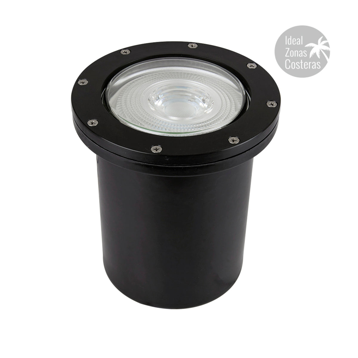 REFLECTOR EMPOTRADO PARA PISO EXTERIOR EMP S/L100-240VE27 H-625/N PARA FOCO PAR38 LED (SE VENDE POR SEPARADO)