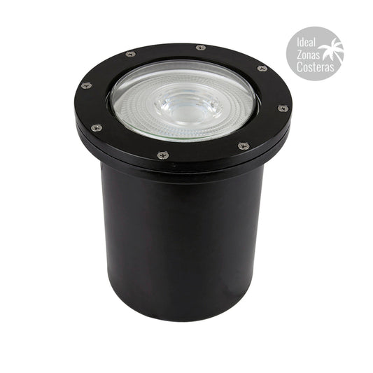 REFLECTOR EMPOTRADO PARA PISO EXTERIOR EMP S/L100-240VE27 H-625/N PARA FOCO PAR38 LED (SE VENDE POR SEPARADO)