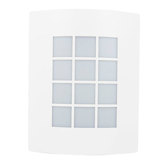 LÁMPARA DE MURO PARA EXTERIOR DE SOBREPONER BLANCA TURIN I 100-240V E27 H-810/B