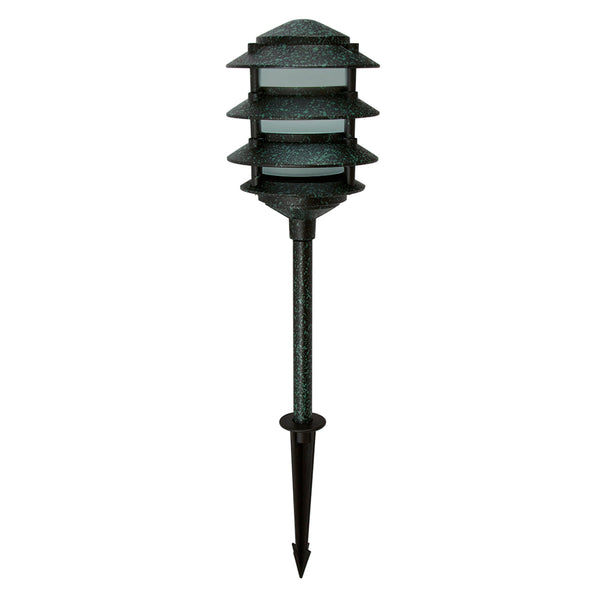 MINI POSTE PARA EXTERIOR DE SOBREPONER VERDE 13W 100-240V E27 H-820/V