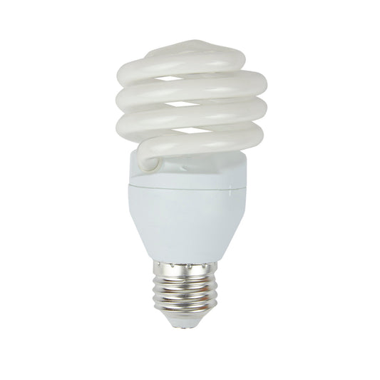 FOCO LED ESPIRAL BLANCO 23W 100-127V 1600LM 65K E27 HEL-23W/65-T2