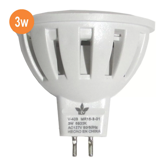 FOCO LED MR16 3W LUZ FRIA 85-265V